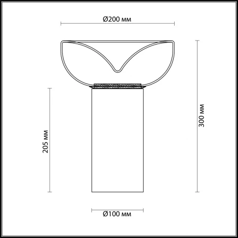 Интерьерная настольная лампа Odeon Light Kaleo 4721/7TL