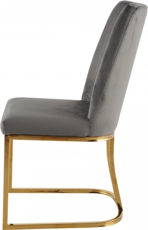 Стул обеденный IST-CASA Пресли DX-2055-1.1, 46х47х88, серый, золото