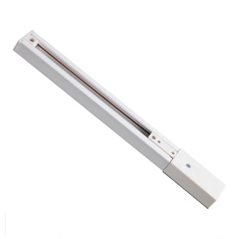 Однофазный шинопровод накладной Novotech Expert 135295 белый трехжильный с токопроводом и заглушкой 3м IP20 220V