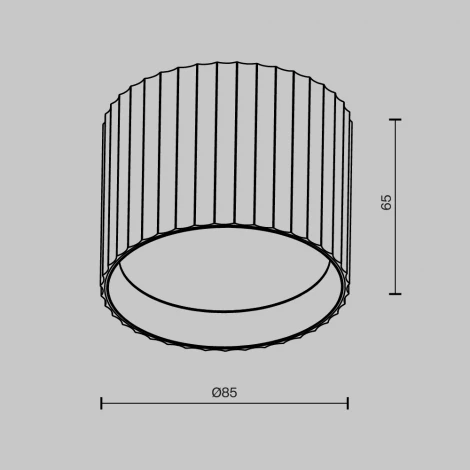 Потолочный светильник накладной Maytoni Calipso C106CL-GX53-B