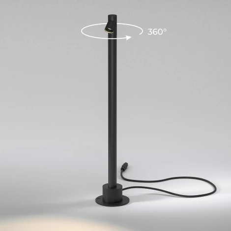 Наземный светильник Elektrostandard Rone 35175/S черный (LED, 220V, круглые, IP65)