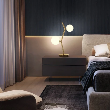 Настольная лампа Mathia Tab Imperiumloft Mathia-Tab01 (212693-23) (220V, шарики)