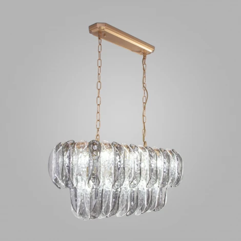 Подвесная люстра Wi-Fi Bogate's Callas 365/10 (220V, управление смартфоном, голосовое управление, умный дом - Minimir Home, Алиса, Маруся, Салют, на цепи)