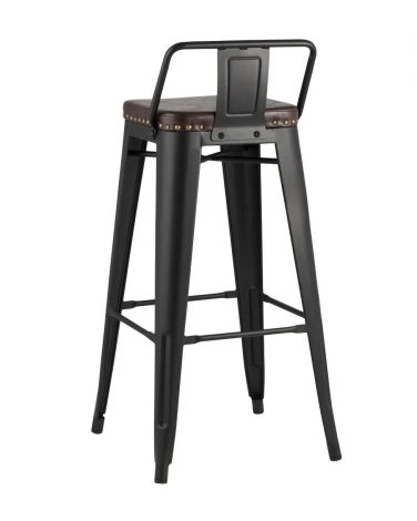 Стул барный TOLIX SOFT Черный матовый