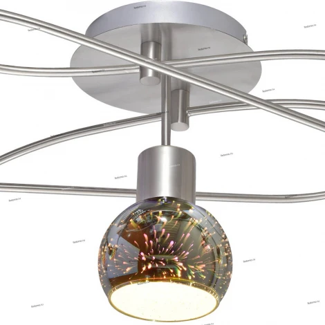 Потолочная люстра Arte Lamp Illusione A6125PL-5SS