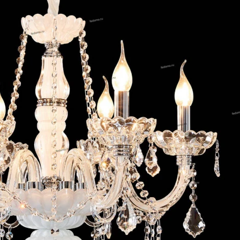 Подвесная люстра Citilux Финка CL353161 (220V, на цепи, подсвечник, свеча)