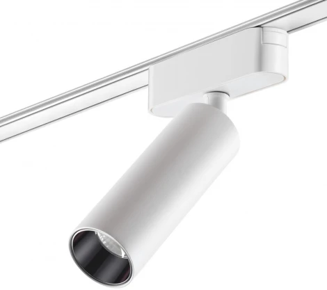 Трековый светильник Novotech Smal 359257 SHINO белый для низковольтного шинопровода IP20 LED 15W 48V 1275Лм 3000К (круглые)