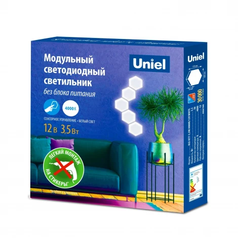 Потолочный светильник Uniel ULE-H77 ULE-H77-3,5W/4000K/12V White (LED, 220V)