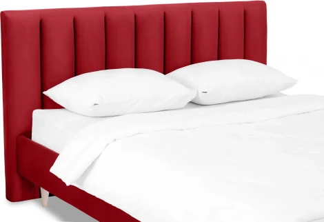 Кровать Queen II Sofia L 1600 ОГОГО (арт.577455), (Ткань/Бордовый)