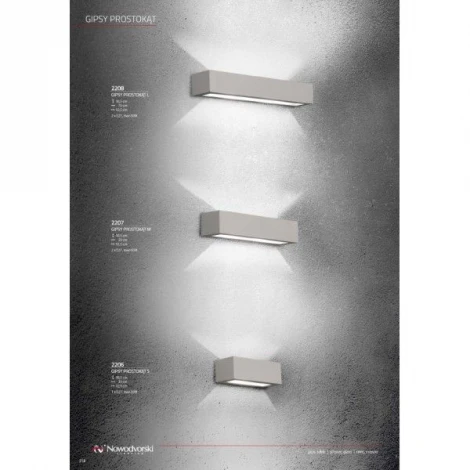 Настенный светильник Nowodvorski Gipsy Prostokat 2206