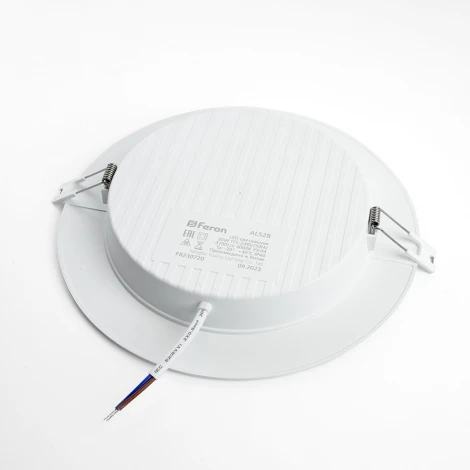 Светодиодный светильник Feron ONE AL528 48872 встраиваемый 8W 4000K белый (220V, круглые, IP40)