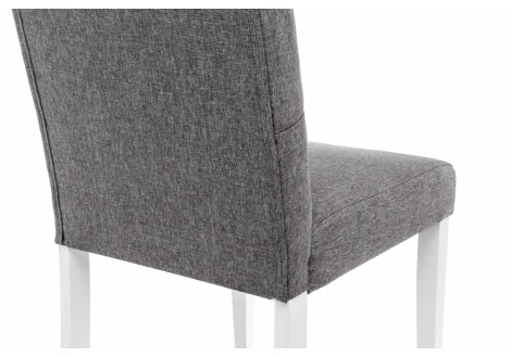 Обеденный стул Woodville Menson white / fabric pebble 11025
