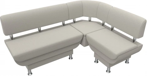 Диван кухонный угловой Альфа правый угол Лига Диванов (Рогожка) арт.123963