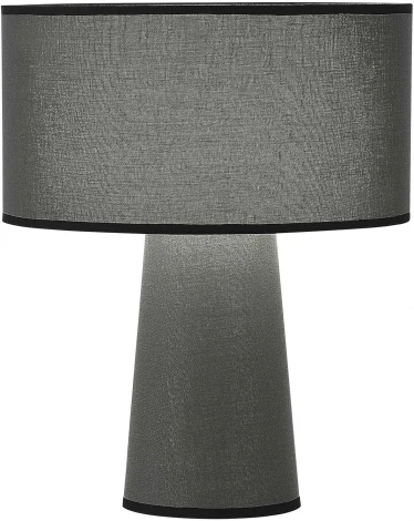 Настольная лампа ST Luce Jackie SL1354.704.01 Серый/Серый, Черный E27 1*40W (220V, выключатель, круглые)