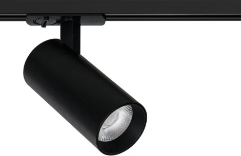 Трековый светильник однофазный 220V Arte Lamp Bene A1936PL-1BK (LED, круглые)