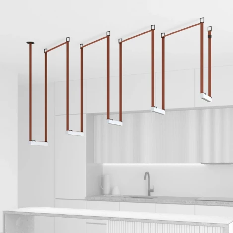 Комплект ременной трековой системы Belty Denkirs Belty Set DK55SET17-01-BR (LED, 48V)