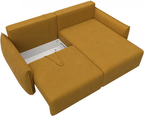 Диван угловой Лига-051 НПБ угол универсальный Лига Диванов (Велюр) арт.128716