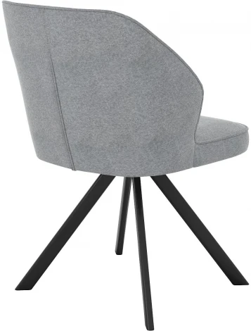 Стул DikLine 233 поворотный NS10 GREY, ножки черные арт.00-00074667