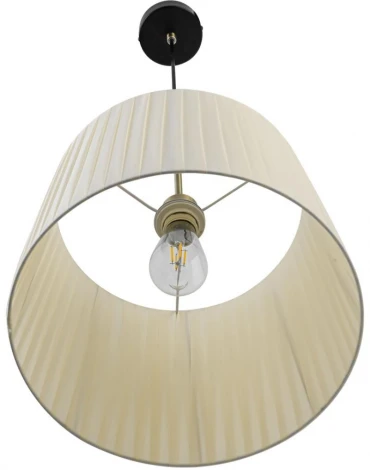 Подвесной светильник Lumion Tune 8302/1 бронза/черный/бежевый, металл/текстиль E27 1*60W 220V