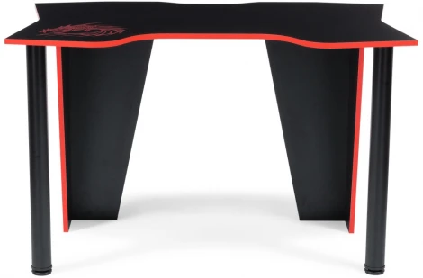 Компьютерный стол Woodville Алид черный / красный 474251