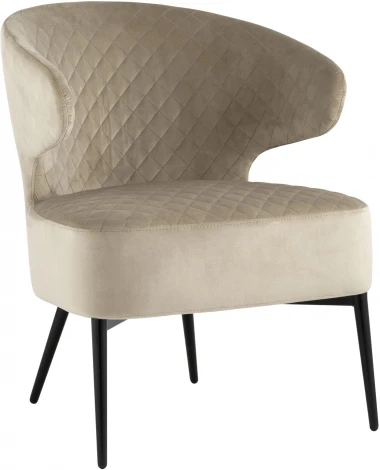 Кресло Stool Group лаунж Royal велюр бежевый УТ000035299