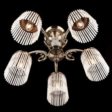 Потолочная люстра Eurosvet 60014 60014/5 античная бронза