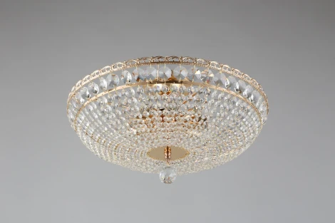 Потолочная люстра на штанге хрустальная Wiga APL.758.17.09