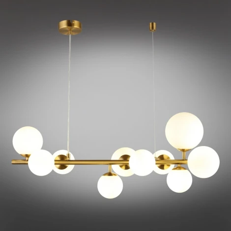 Подвесной светильник Aployt Letizia APL.314.03.10 (220V, на тросе, шарики, молекулы)