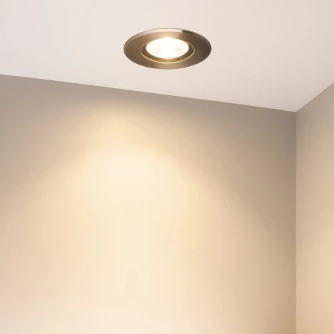 Встраиваемый светильник уличный ART-GROUND-SLIM-R130-9W Warm3000 (SL, 30 deg, 24V) (Arlight, IP67 Металл) 038165 (LED)