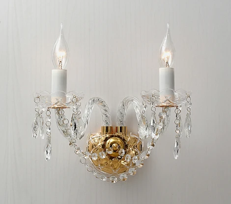 Бра Favourite Monreal 1735-2W (220V, хрусталь, подвески, подсвечник, свеча)