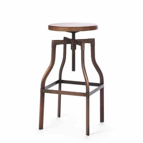 Барный стул Machinist Медь антикварная