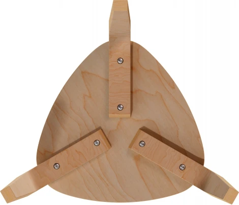 Табурет ТДК Треугольный Водный лак