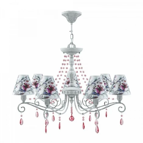 Люстра подвесная Provence 18 E4-07-G-LMP-O-13-CRL-E4-07-PK-UP