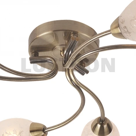 Потолочная люстра IDLamp Carmina 201/6PF-Oldbronze