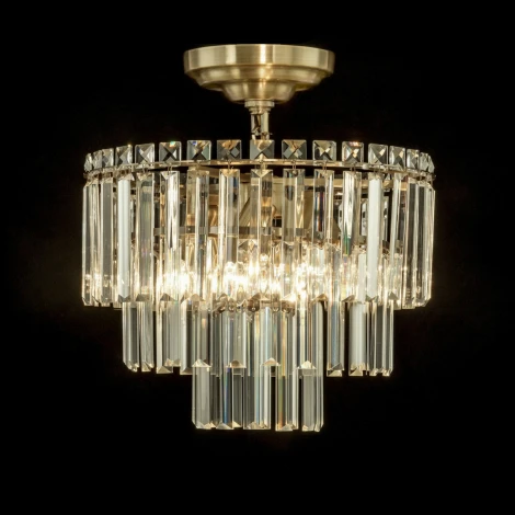 Подвесная люстра Citilux Фонда CL303163 (220V, хрусталь, на цепи)