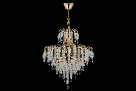 Подвесная люстра Arti Lampadari Erli E 1.5.50.105 GB (220V, хрусталь, на цепи)