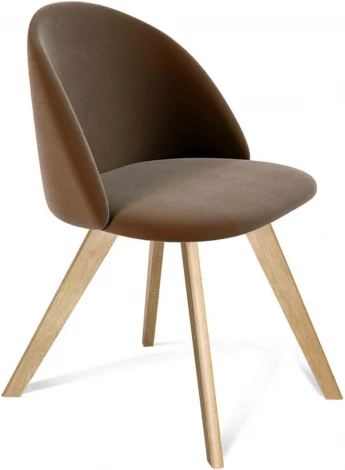 Стул SHT-ST35/S39 мягкий коричневый кофейный ликер/прозрачный лак Sheffilton 5962720201