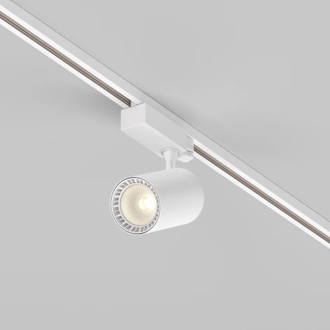 Трековый светильник Vuoro Trinity 3000K 20Вт 24° LED (трехфазный) Maytoni Technical TR029-3-20W3K-S-W (220V, круглые)