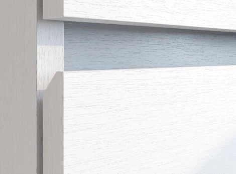 Комод Woodville Валенсия белый текстурный 536232