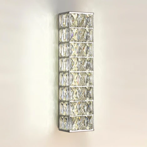 Настенный светильник Odeon Light Panta 4927/9WL хром/металл/хрусталь LED 9W 4000K 508Лм (220V, круглые)