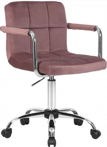 Офисное кресло для персонала TERRY (пудрово-розовый велюр (MJ9-32))