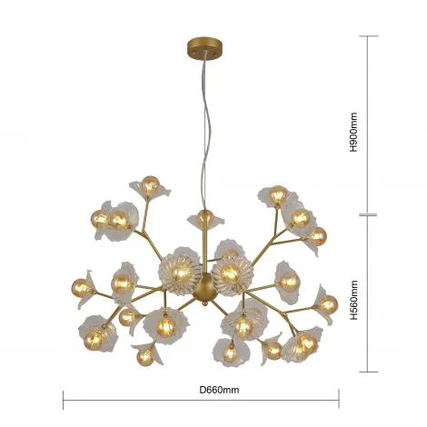 Подвесная люстра F-Promo Clementina 2629-27P