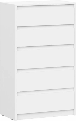 Комод Woodville Идена КМ06-700 ЛДСП белое / ЛДСП белое
