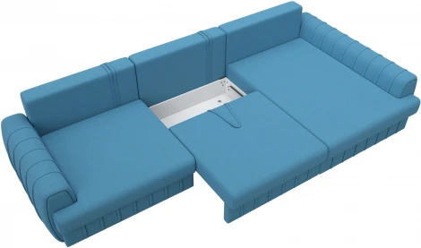 Диван угловой Лига-057 НПБ Лонг угол правый Лига Диванов (Рогожка) арт.129295