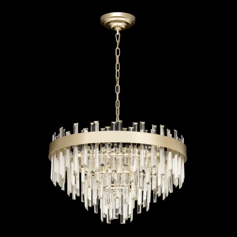 Подвесная люстра Citilux Лаура CL301292 (220V, хрусталь, на цепи, круглые)