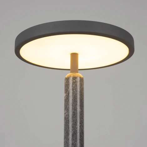 Настольная лампа SP-ALYSS-TAB-R22.5x30-5W Warm3200-MIX (GR-DG, 110 deg, 230V) (Arlight, IP20, Мрамор) 061710