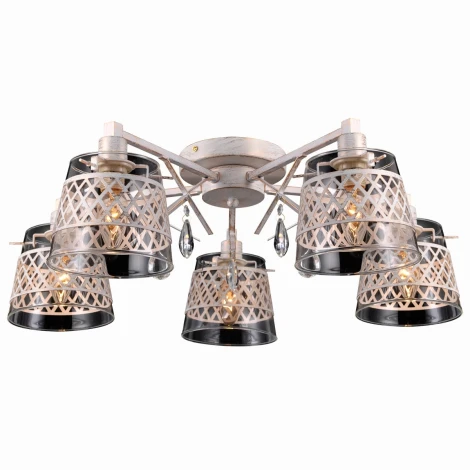 Потолочная люстра Natali Kovaltseva Lyon 75084-5C IVORY GOLD