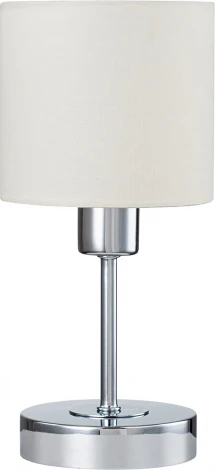 Настольная лампа Escada Denver 1109/1 E14*40W Chrome/Beige (220V, круглые)