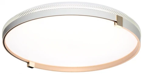 Настенно-потолочный светильник Sonex Olidi White 7646/DL PALE SN пластик/белый/золотой LED 48Вт 4000К D390 IP43 (220V, круглые)