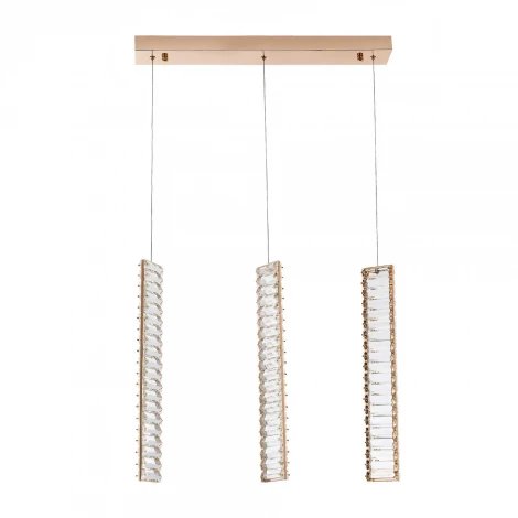 Подвесной светильник светодиодный хрустальный Modelux MODESTYLE MS.88909.3 GD